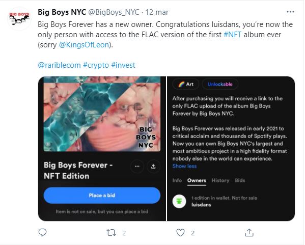 Tweet Big Boys NYC